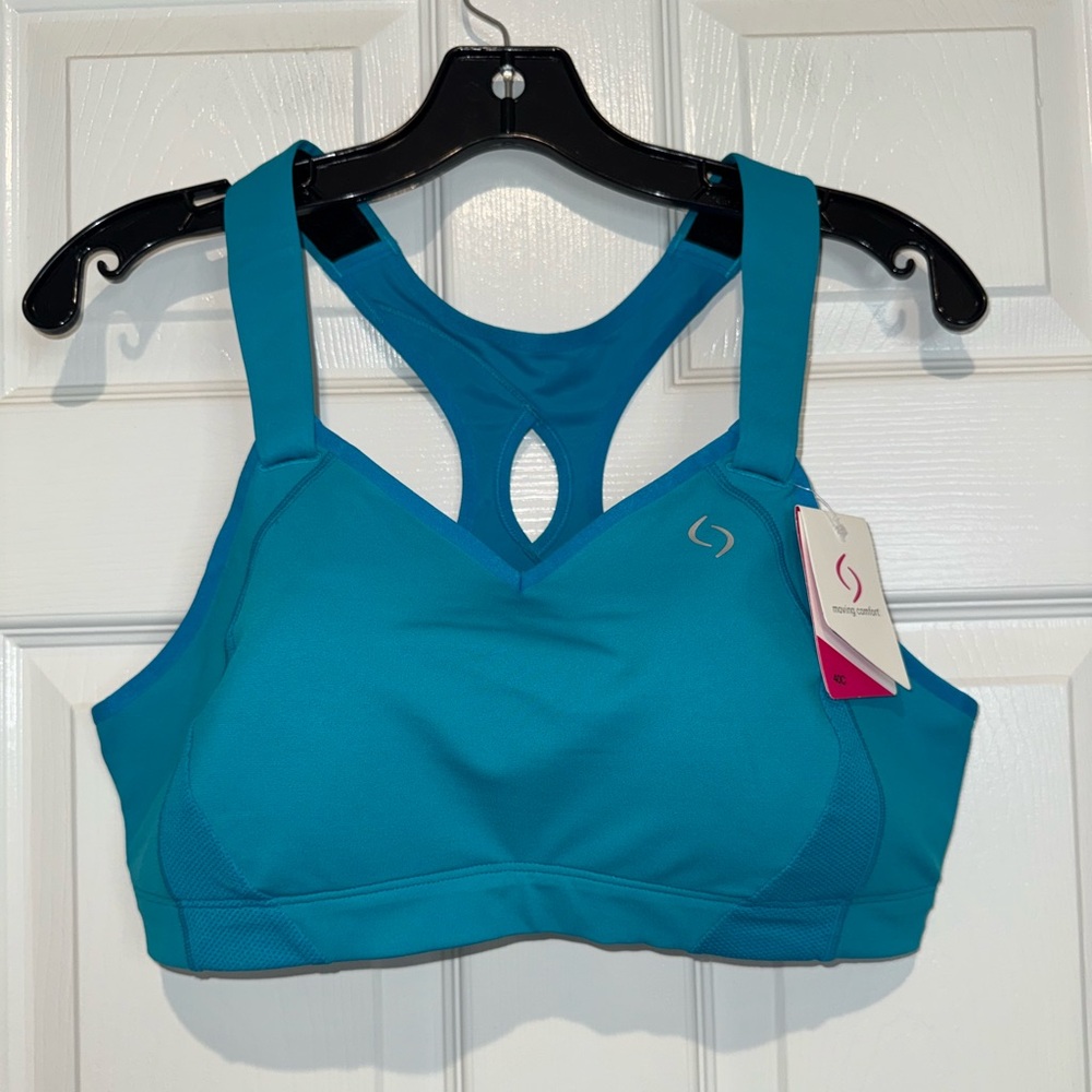 Moving Comfort Vibrant Blue Sports Bra. 40C. NWT